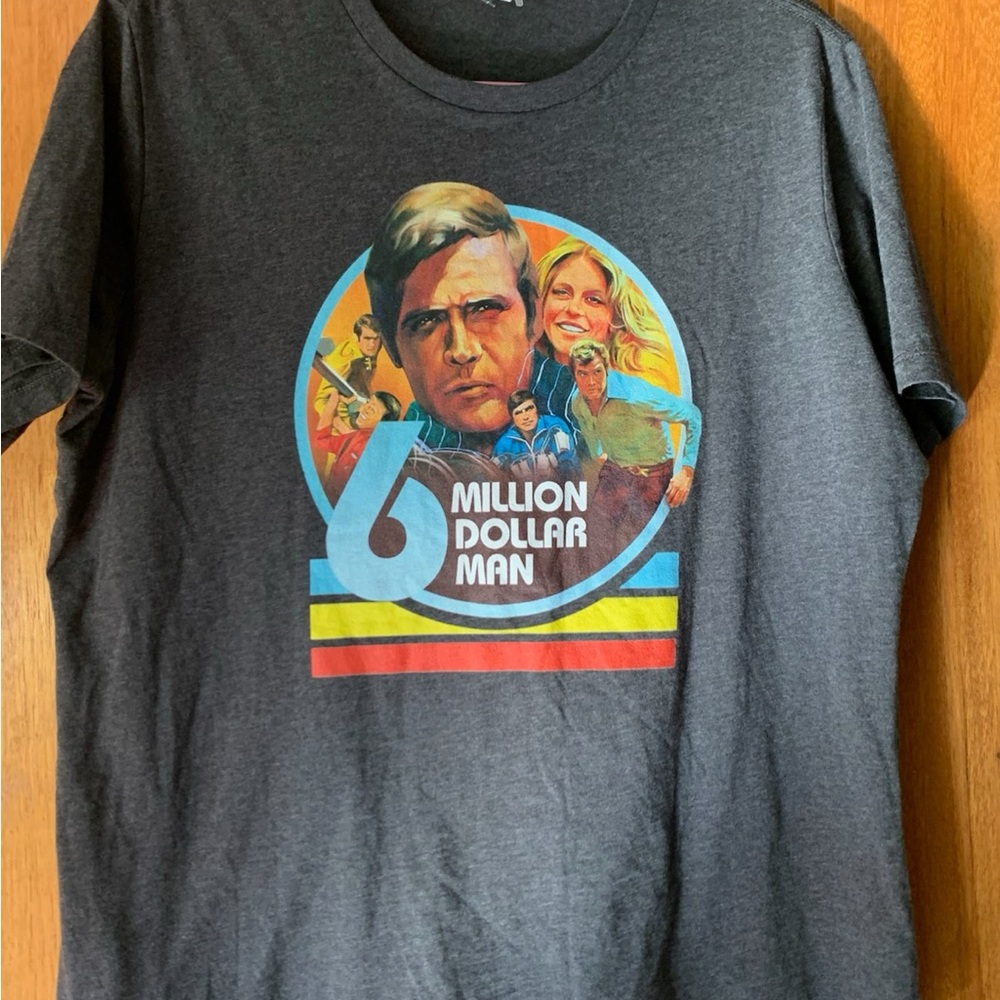 Bella Canvas Charcoal Tee with Vintage Graphic